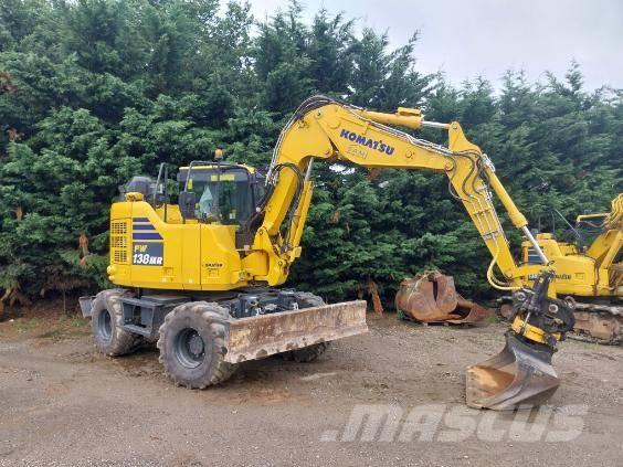 Komatsu PW138MR-11 Ratiniai ekskavatoriai