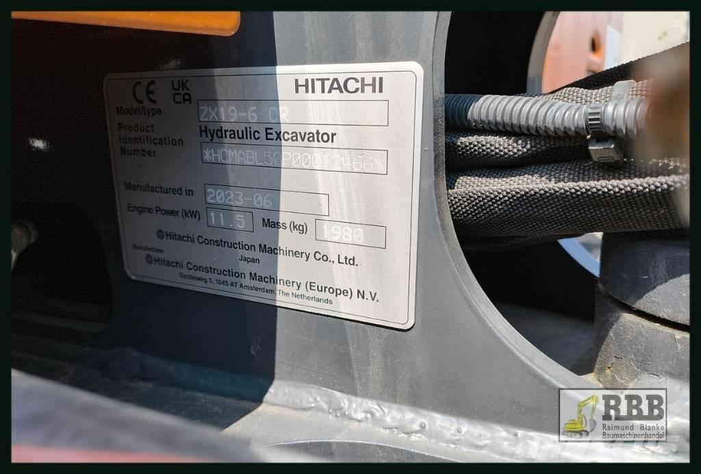 Hitachi ZX 19-6 CR Mini ekskavatoriai < 7 t