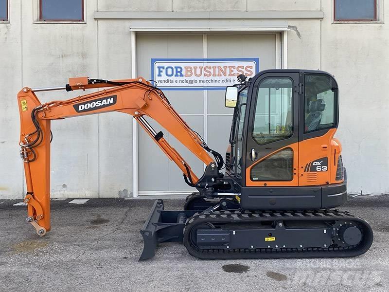 Doosan DX 63-3 Mini ekskavatoriai < 7 t