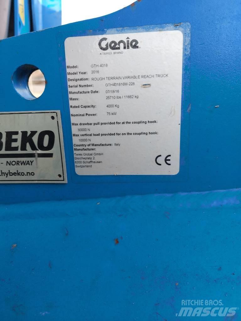 Genie GTH 4018 Teleskopiniai krautuvai