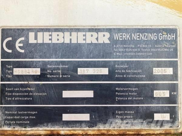 Liebherr HS 885 HD Vikšriniai kranai