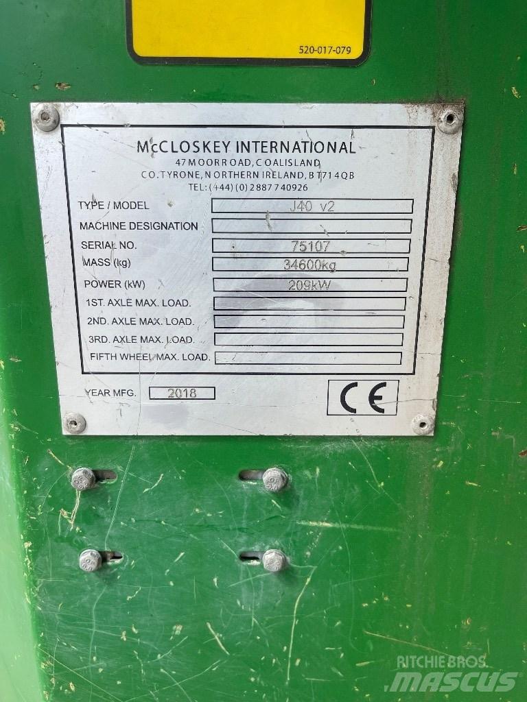 McCloskey J40 Trupintuvai
