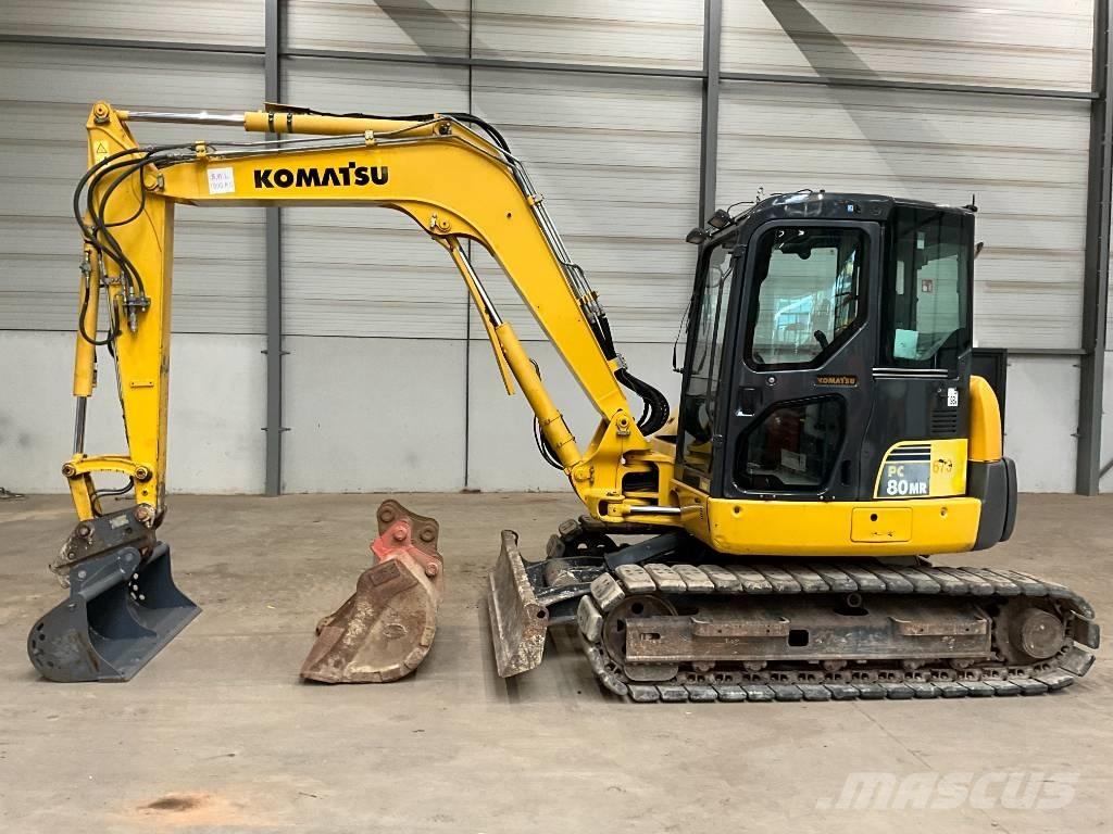 Komatsu PC 80 MR-3 Vidutinės galios ekskavatoriai 7-12 t