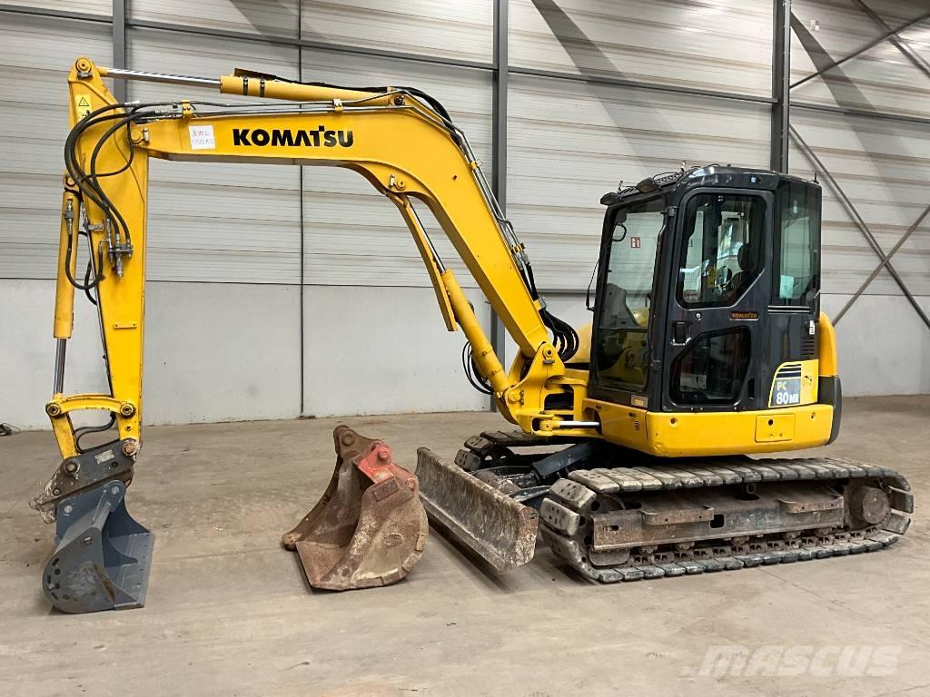 Komatsu PC 80 MR-3 Vidutinės galios ekskavatoriai 7-12 t