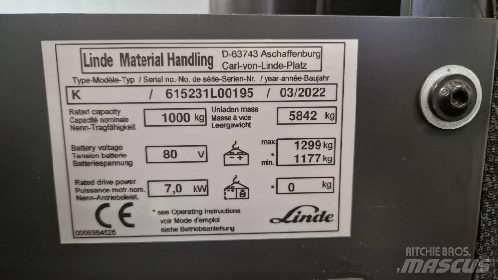 Linde K Elektriniai šakiniai krautuvai