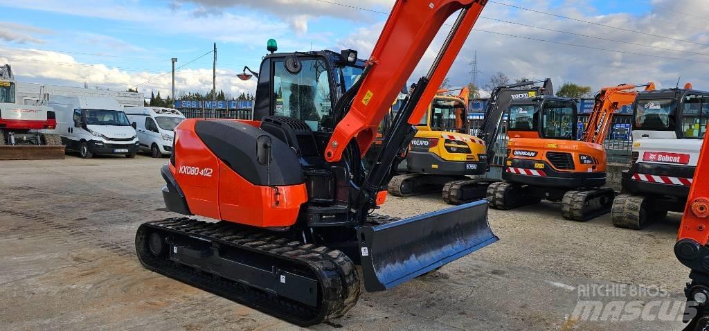 Kubota KX 080-4 Vidutinės galios ekskavatoriai 7-12 t
