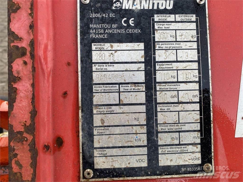 Manitou 280TJ Alkūniniai keltuvai
