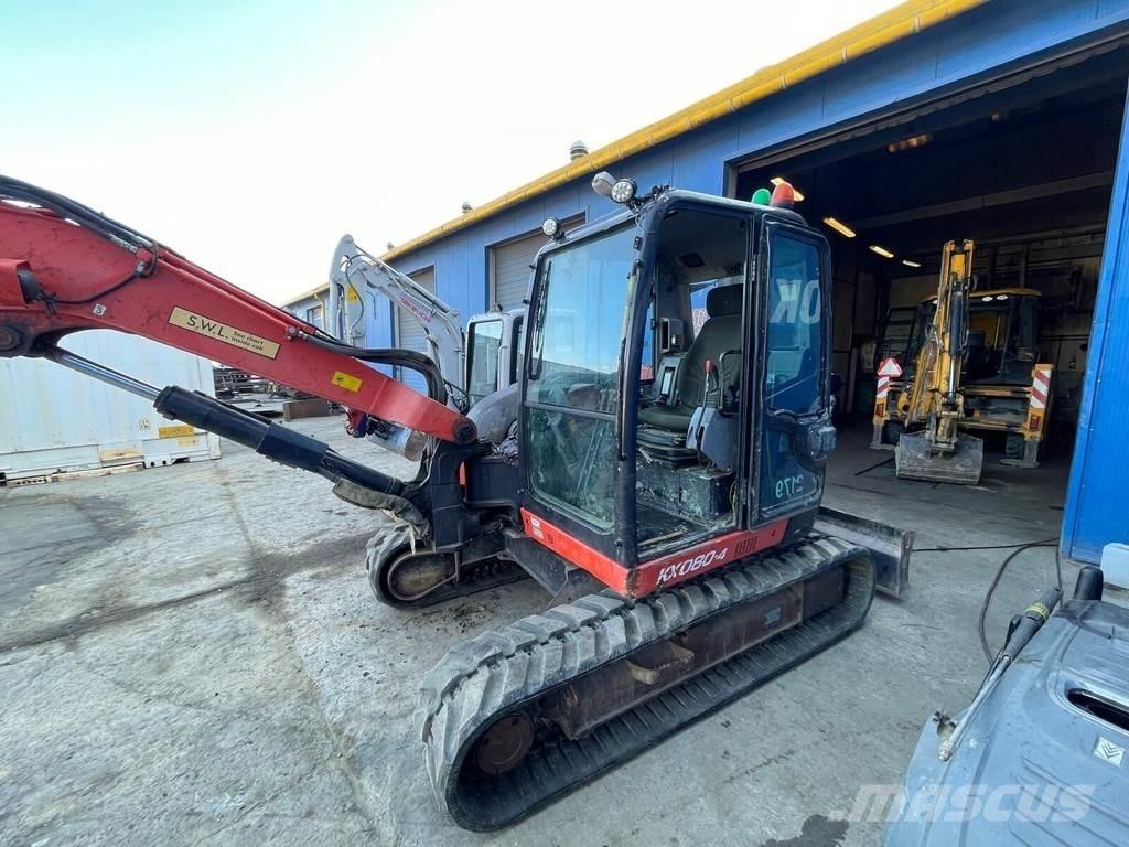 Kubota KX-080-4 Mini ekskavatoriai < 7 t
