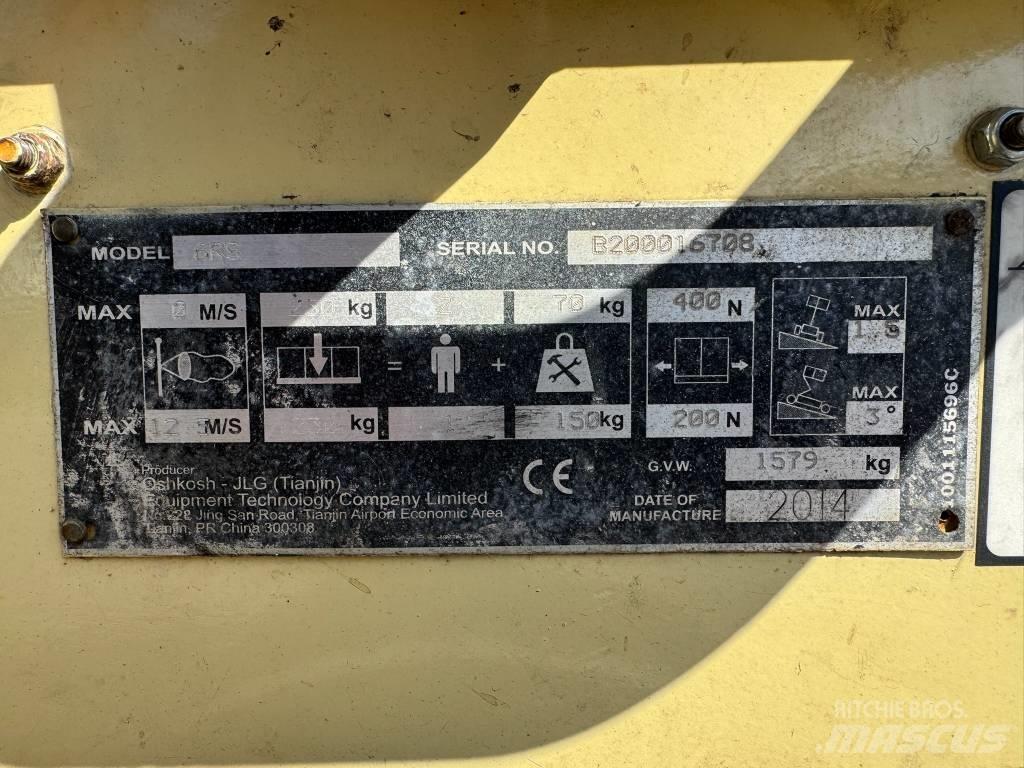 JLG 6 RS Žirkliniai keltuvai