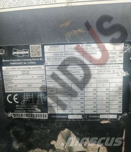 Doosan D 70 S-7 Dyzeliniai krautuvai
