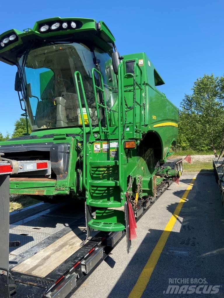 John Deere S 670 Derliaus nuėmimo kombainai