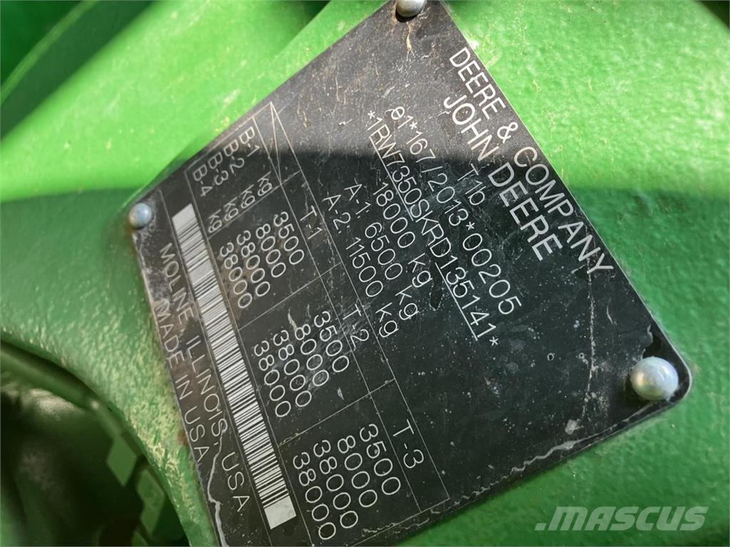 John Deere 7R 350 Traktoriai
