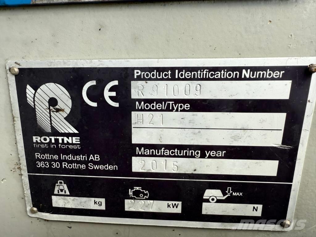 Rottne H21D Miško technika (Harvesteriai)