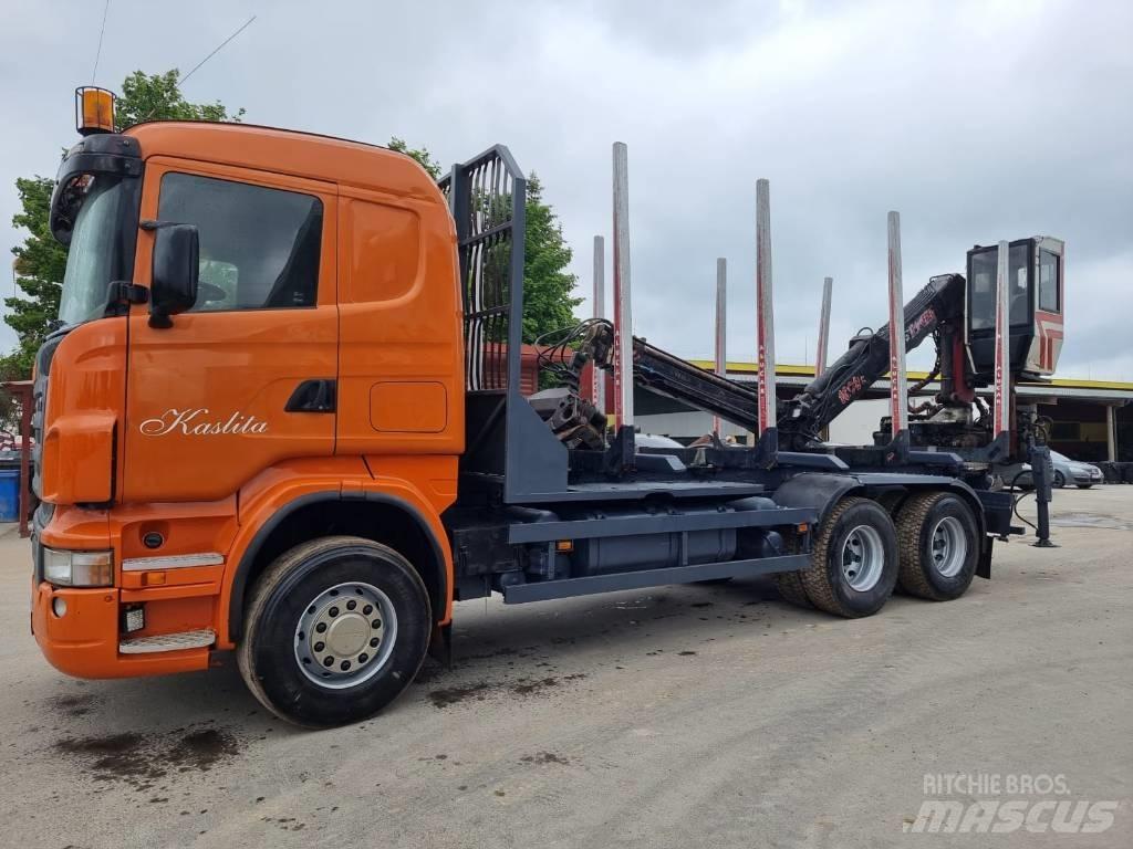 Scania R 580 Miškovežių vilkikai
