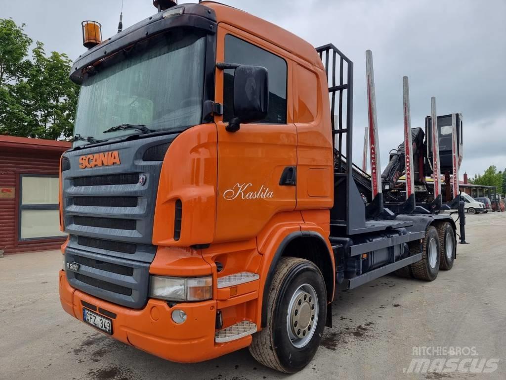Scania R 580 Miškovežių vilkikai