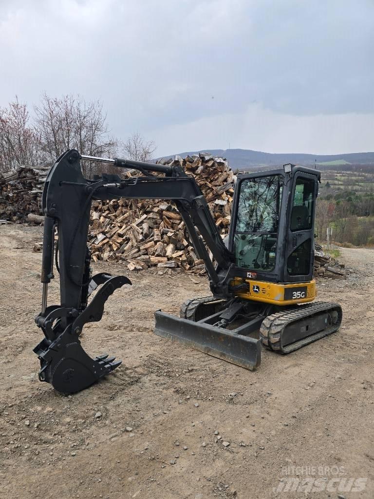 DEERE 35G Mini ekskavatoriai < 7 t