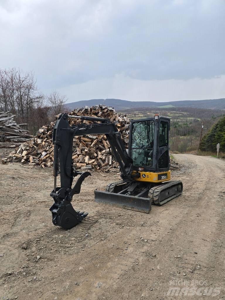 DEERE 35G Mini ekskavatoriai < 7 t