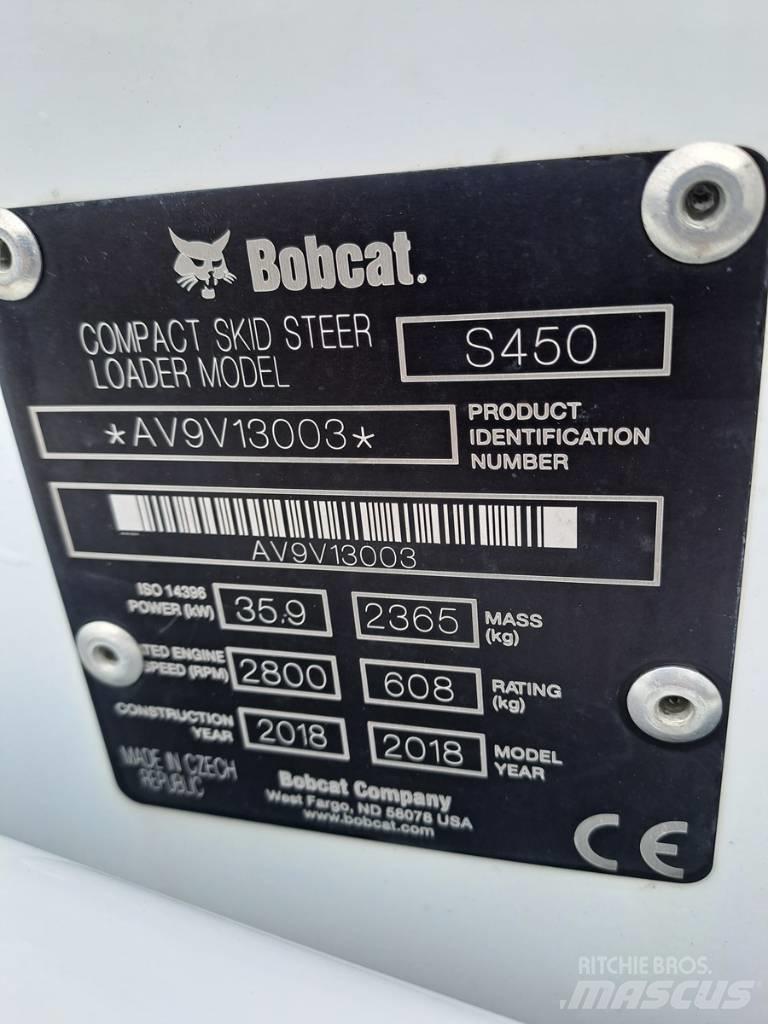 Bobcat S 450 Krautuvai su šoniniu pasukimu
