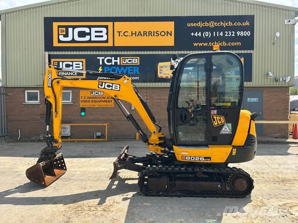 JCB 8026 Mini ekskavatoriai < 7 t