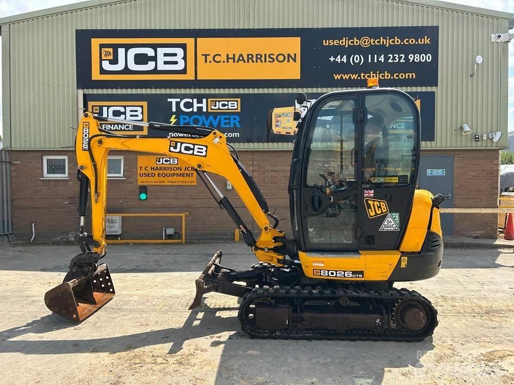 JCB 8026 CTS Mini ekskavatoriai < 7 t