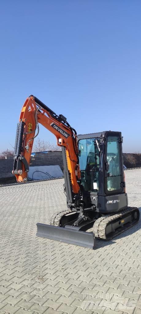 Develon DX 27 Z-7 Mini ekskavatoriai < 7 t