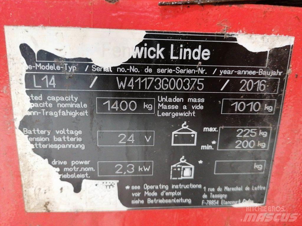 Linde L14 Rankiniai vėžimėliai