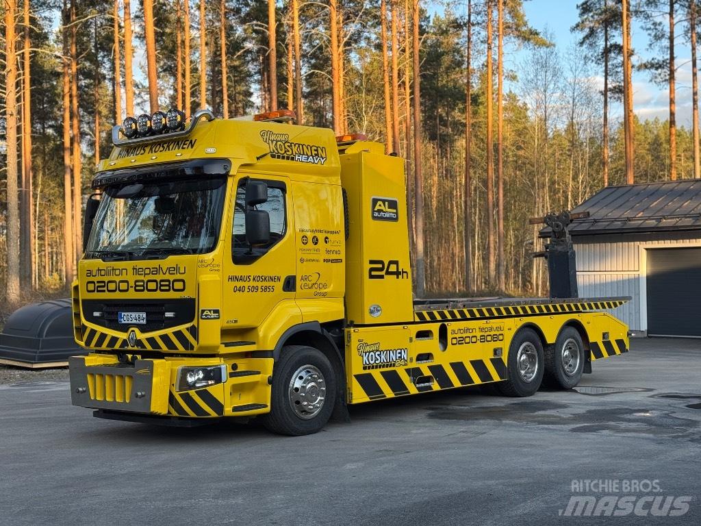 Renault Premium 450 Pagalbos kelyje automobiliai