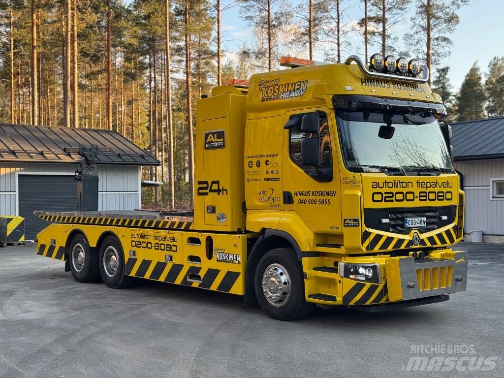 Renault Premium 450 Pagalbos kelyje automobiliai