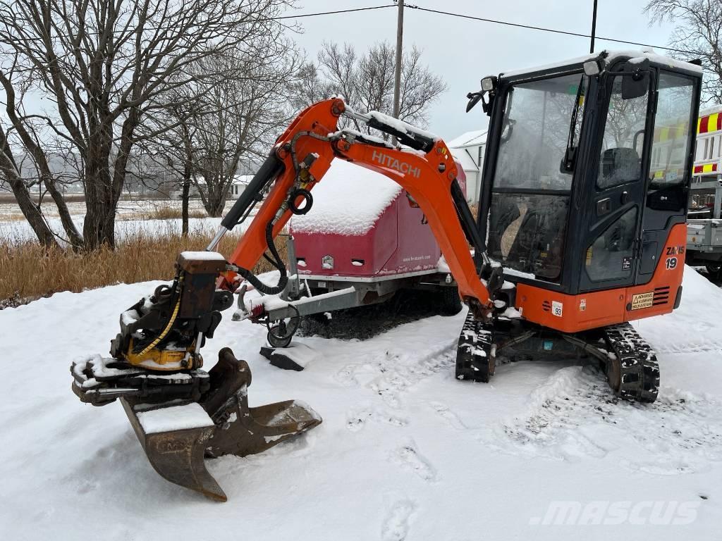 Hitachi ZX 19-U Mini ekskavatoriai < 7 t