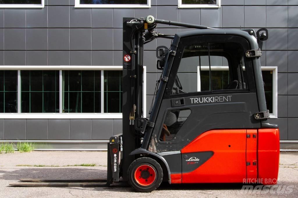 Linde E20L-02 Elektriniai šakiniai krautuvai