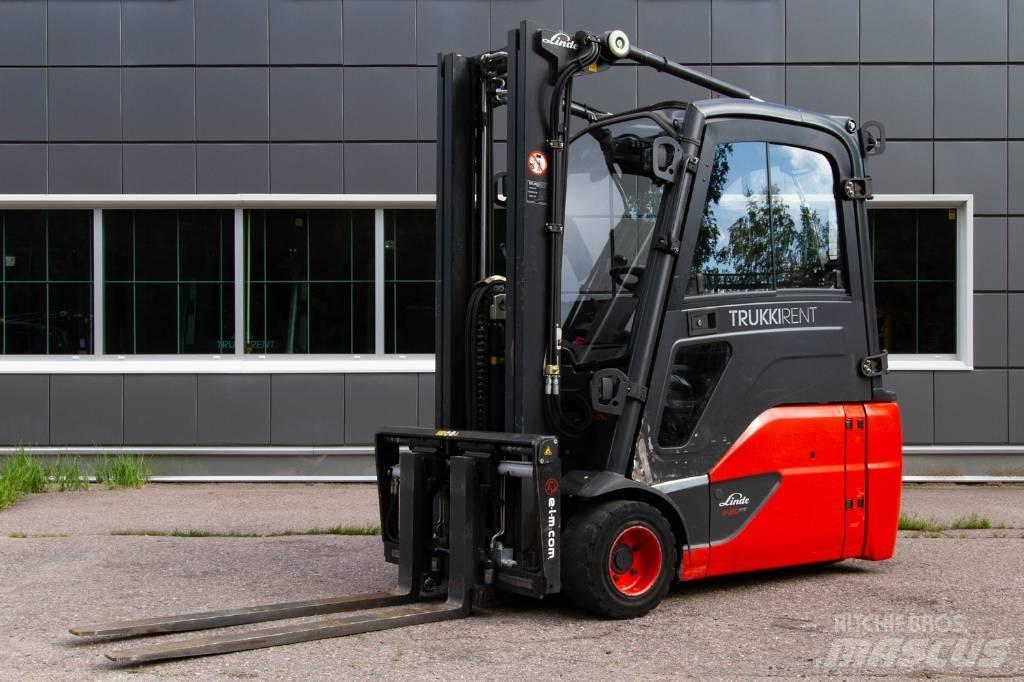 Linde E20L-02 Elektriniai šakiniai krautuvai