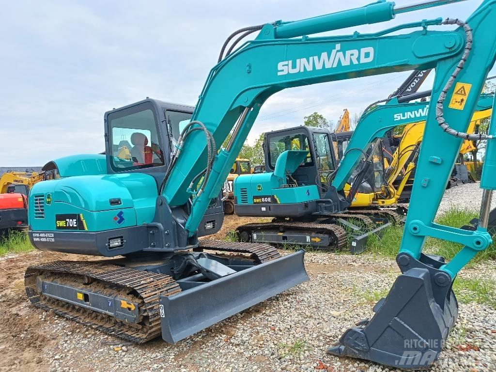 Sunward SWE 70 Vikšriniai ekskavatoriai