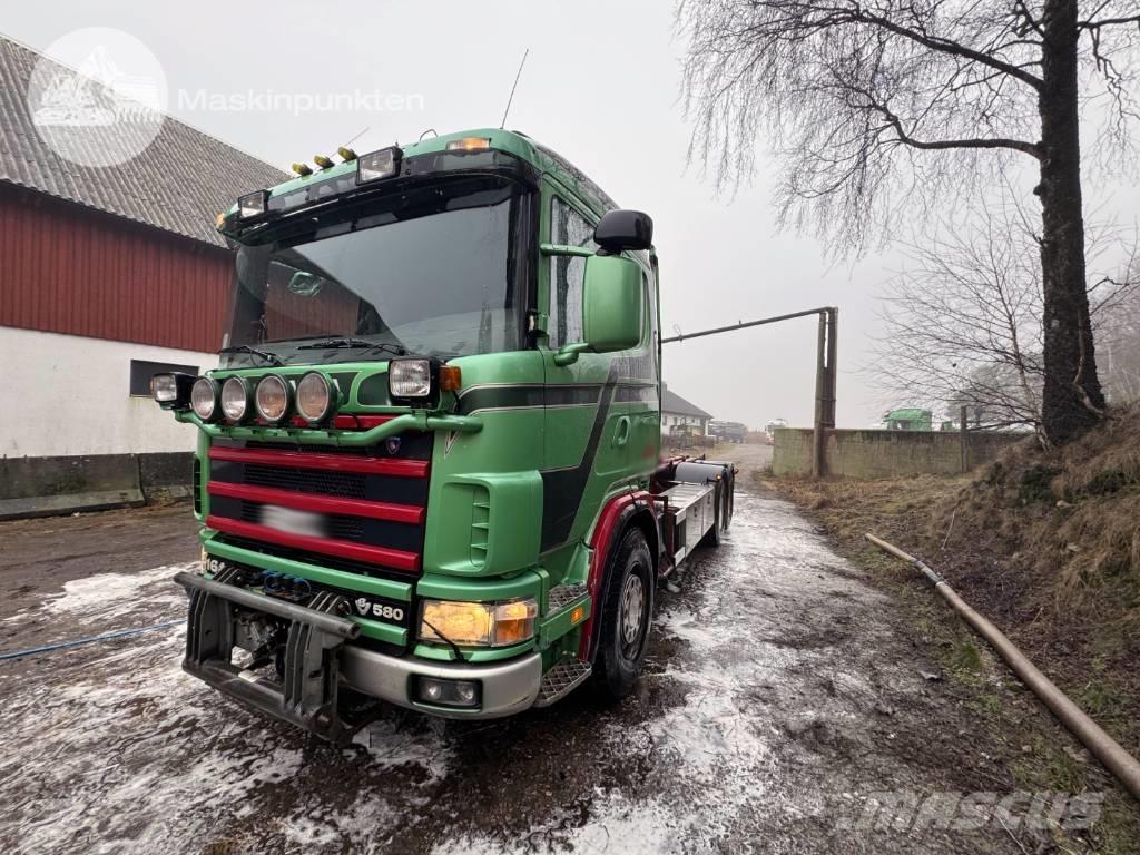 Scania R 164-580 Sunkvežimiai su keliamuoju kabliu