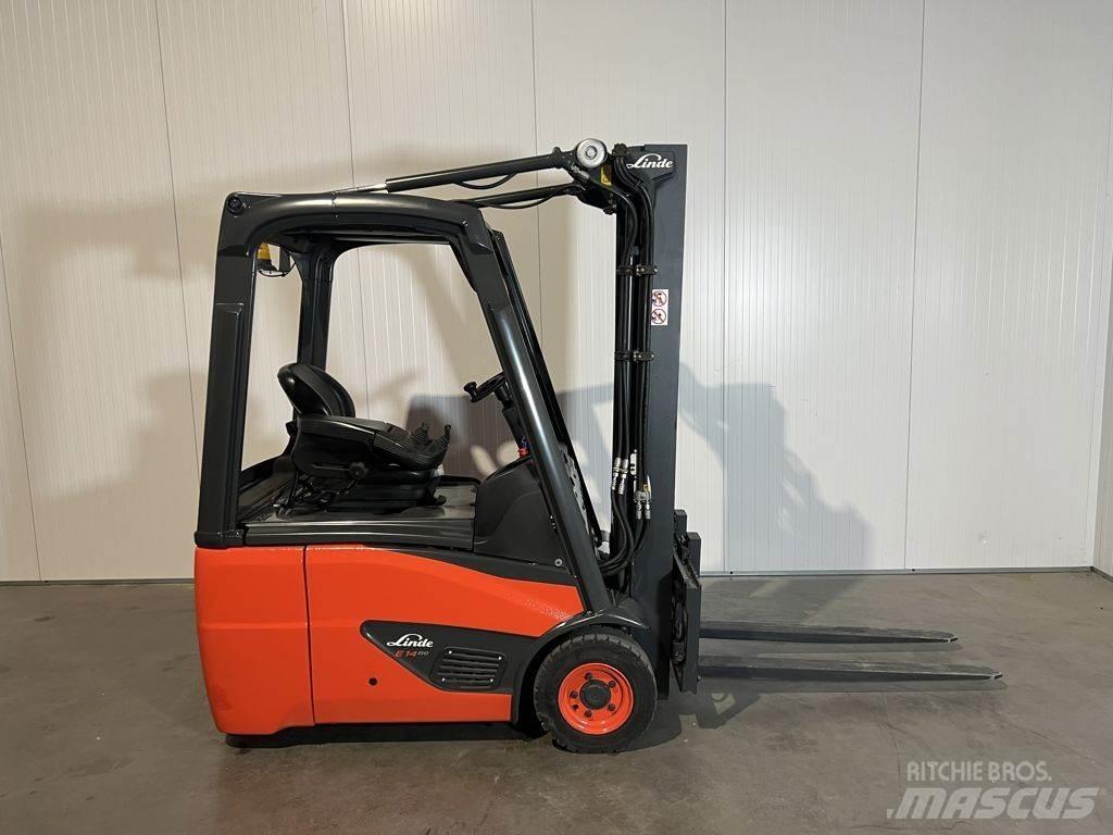 Linde E14-02 Elektriniai šakiniai krautuvai