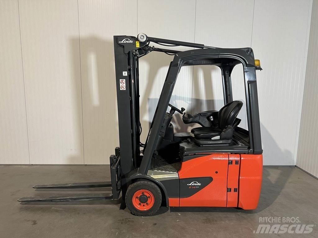 Linde E14-02 Elektriniai šakiniai krautuvai