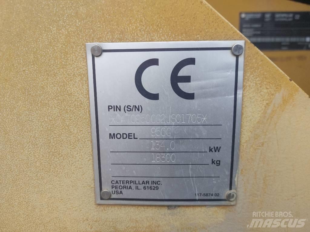CAT 950G Naudoti ratiniai krautuvai