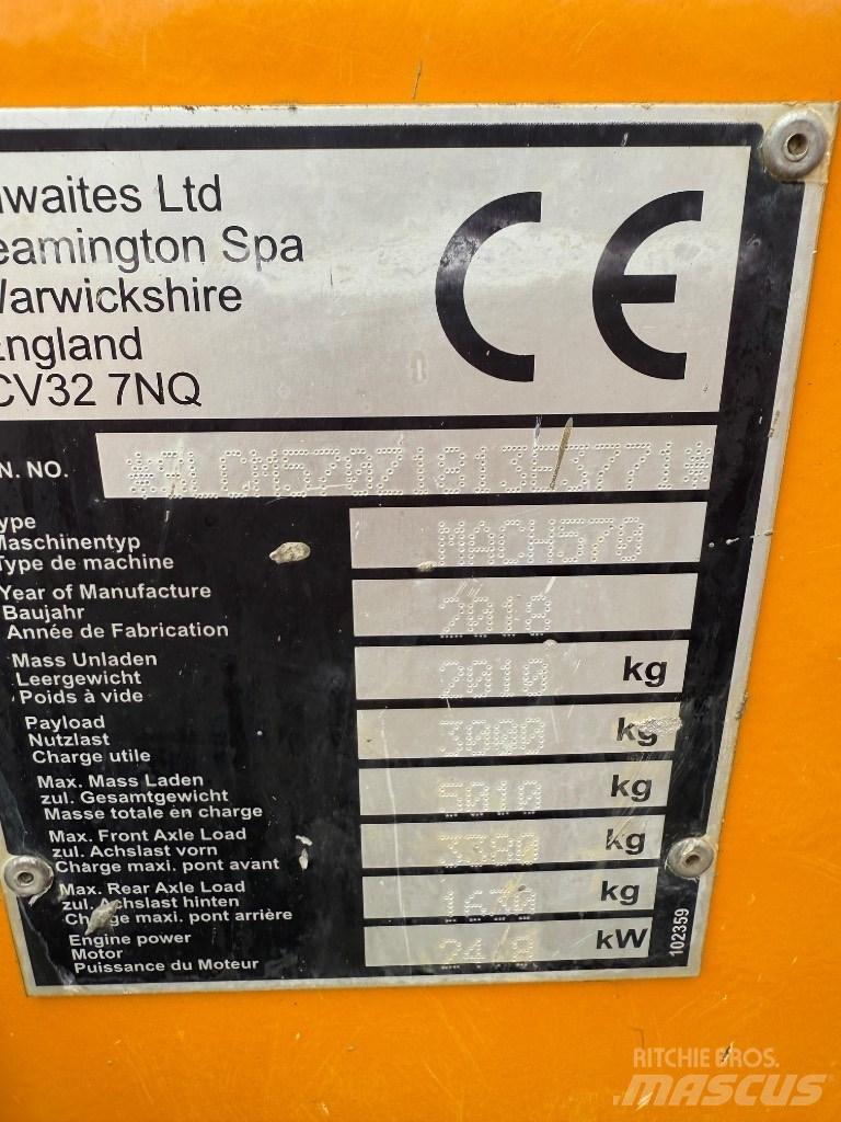 Thwaites 3 ton Statybiniai savivarčiai sunkvežimiai