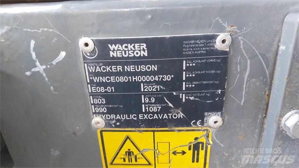 Wacker Neuson 803 Vikšriniai ekskavatoriai