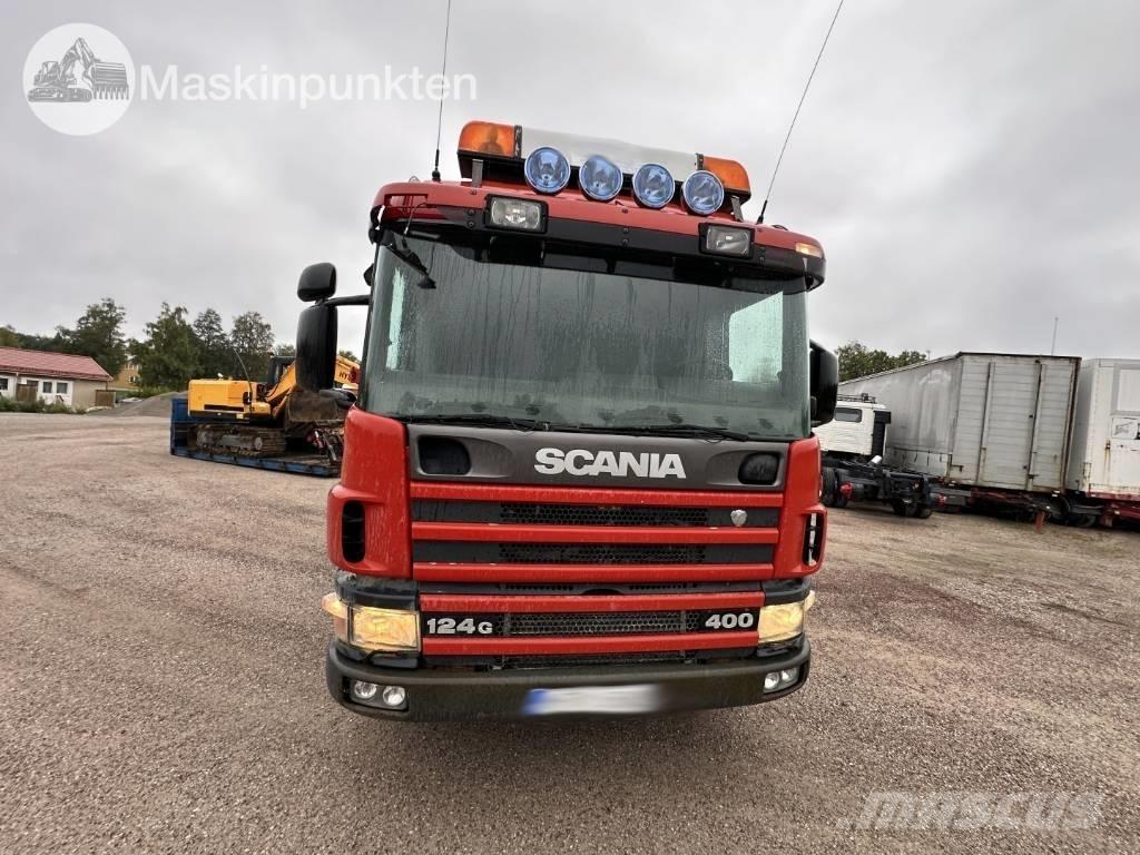 Scania 124 G 400 Savivarčių priekabų vilkikai