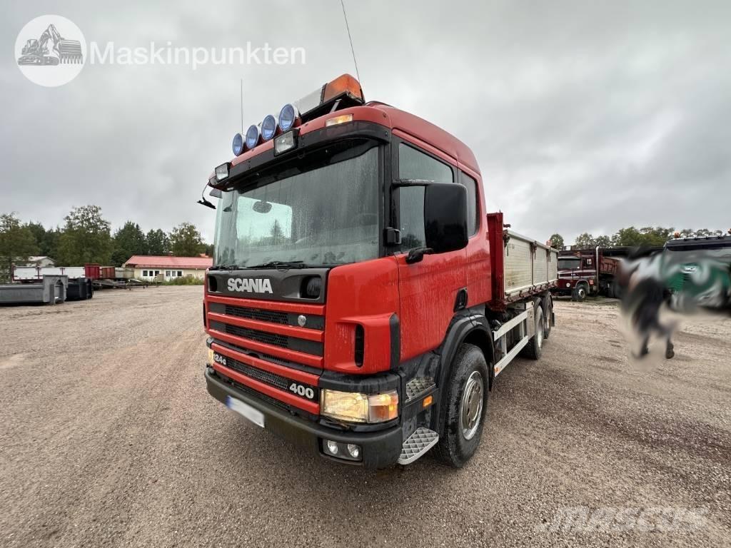 Scania 124 G 400 Savivarčių priekabų vilkikai