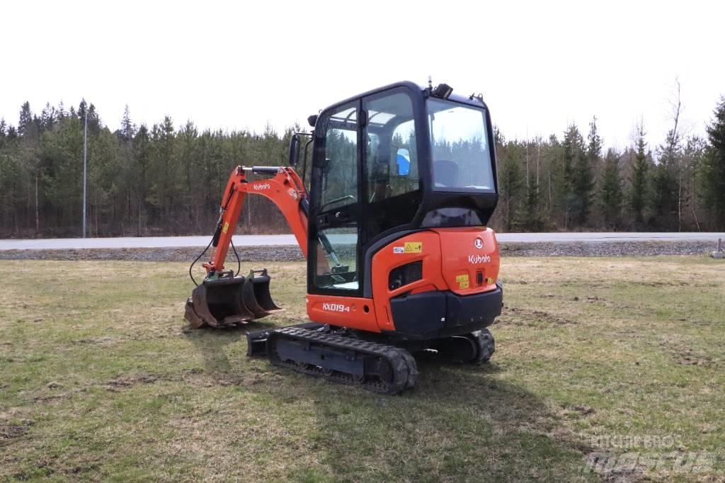 Kubota KX019-4 Mini ekskavatoriai < 7 t