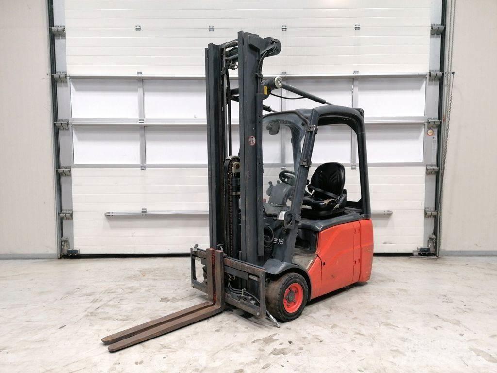 Linde E16C-00 Elektriniai šakiniai krautuvai