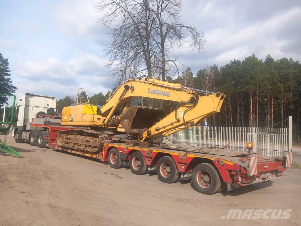 MAX Trailer tiefbett Žemo iškrovimo puspriekabės