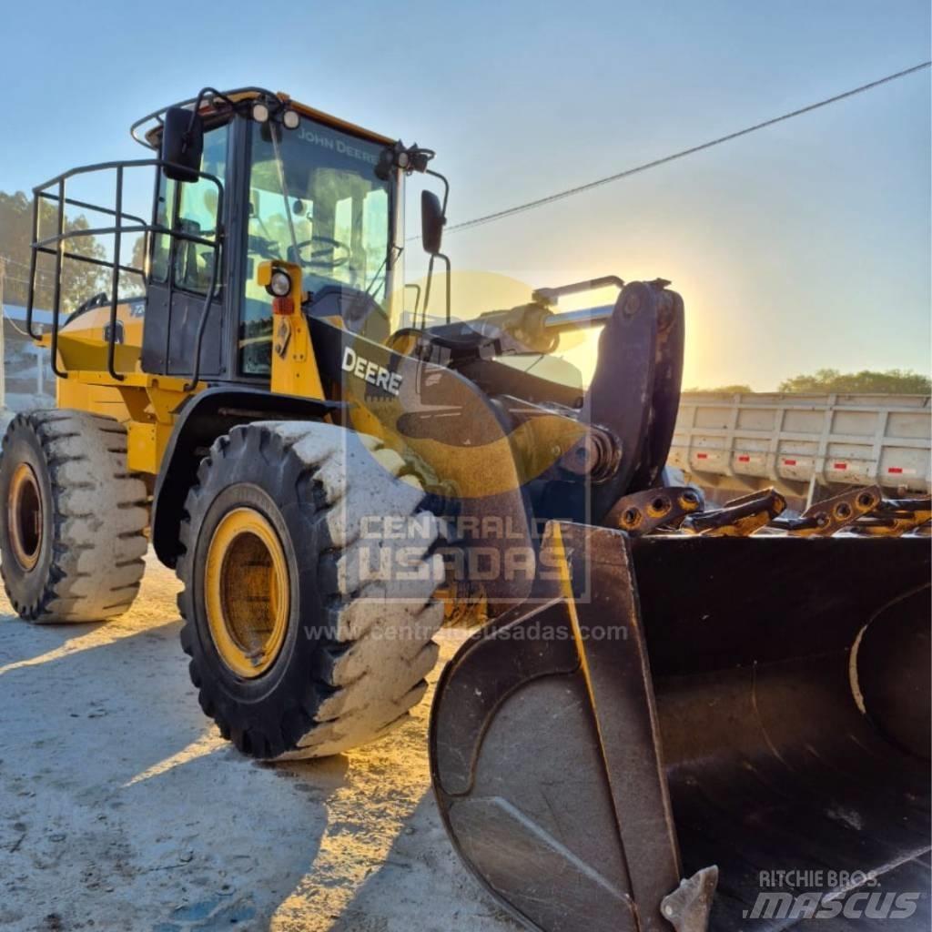 John Deere 724 K Naudoti ratiniai krautuvai