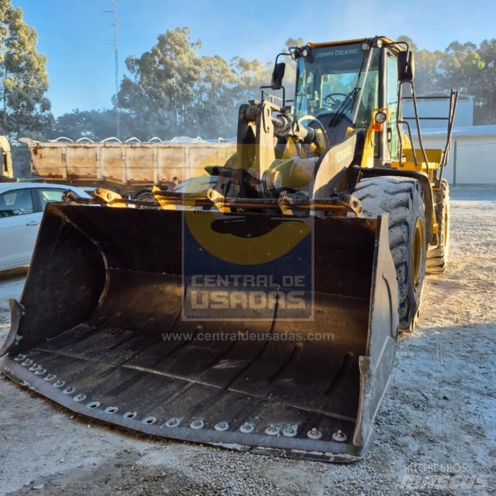 John Deere 724 K Naudoti ratiniai krautuvai