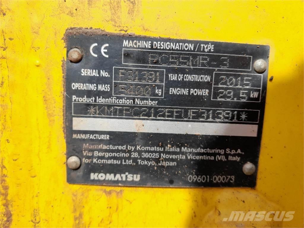 Komatsu PC55MR-3 Mini ekskavatoriai < 7 t