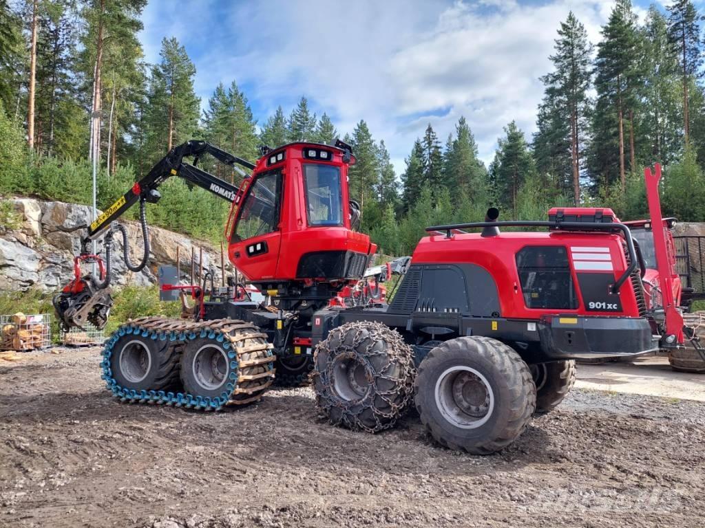 Komatsu 901 XC Miško technika (Harvesteriai)