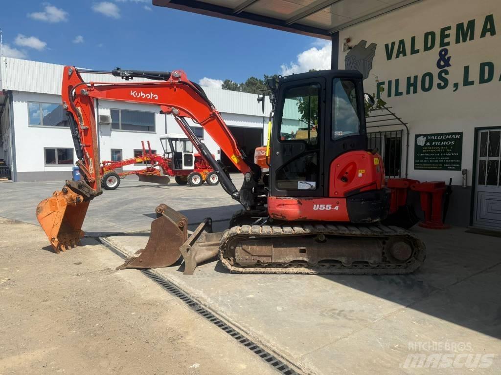 Kubota U 55-4, U55 Mini ekskavatoriai < 7 t
