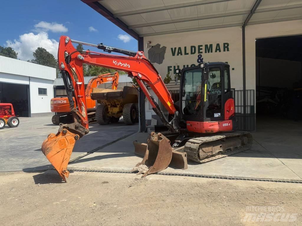 Kubota U 55-4, U55 Mini ekskavatoriai < 7 t
