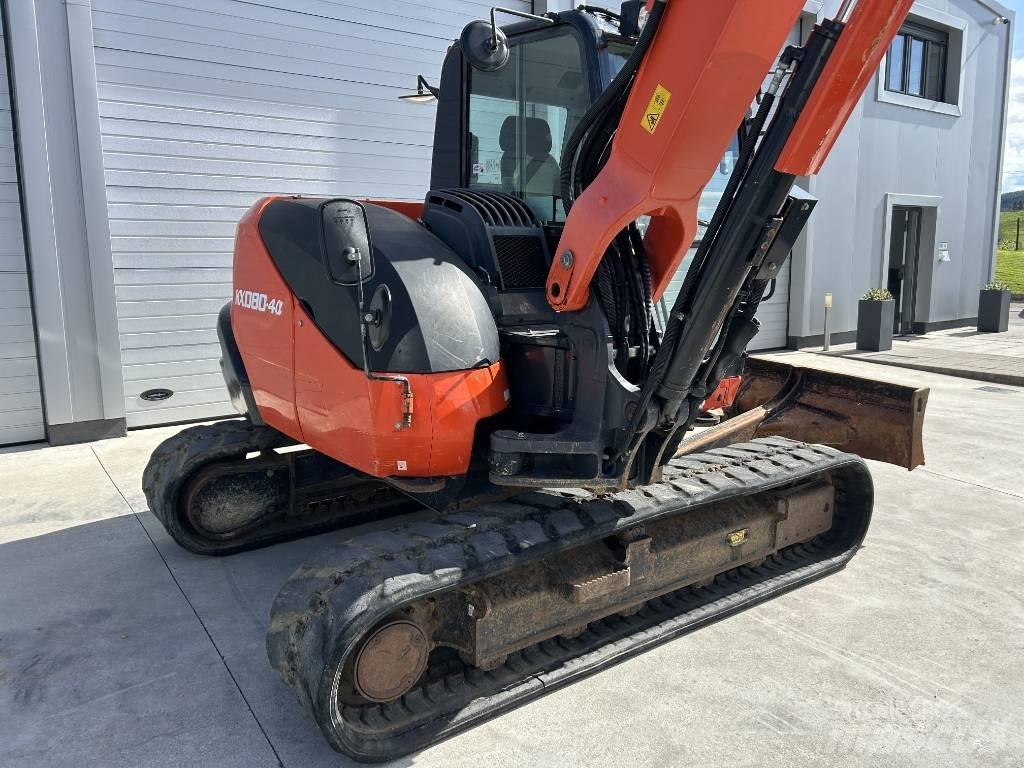 Kubota KX 080-4 Vidutinės galios ekskavatoriai 7-12 t
